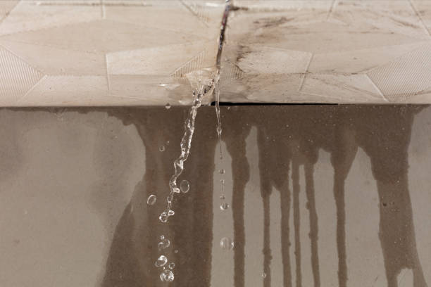 Professional Sewage Cleanup technician working in Columbus, IN